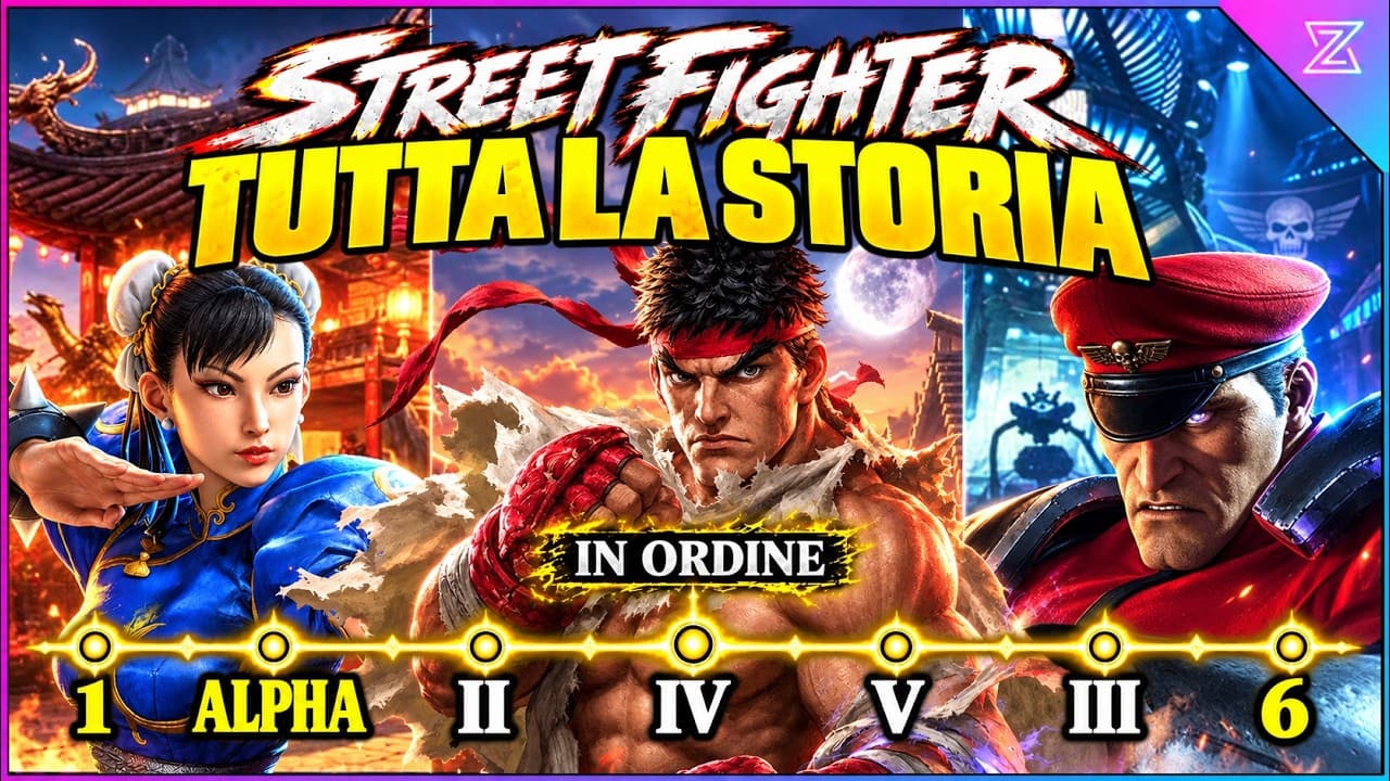 Street Fighter: la saga completa raccontata in ordine cronologico
