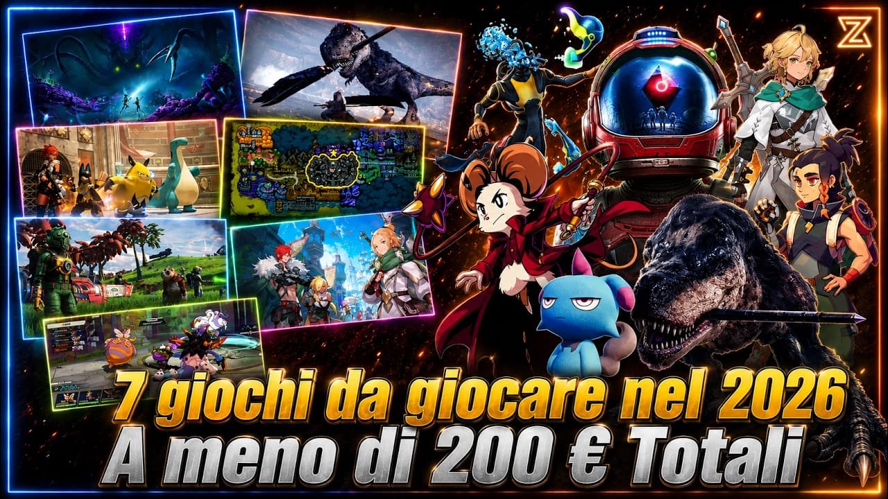 Sette giochi a meno di 200 euro totali: la classifica di Zergantis che sfida i titoli AAA