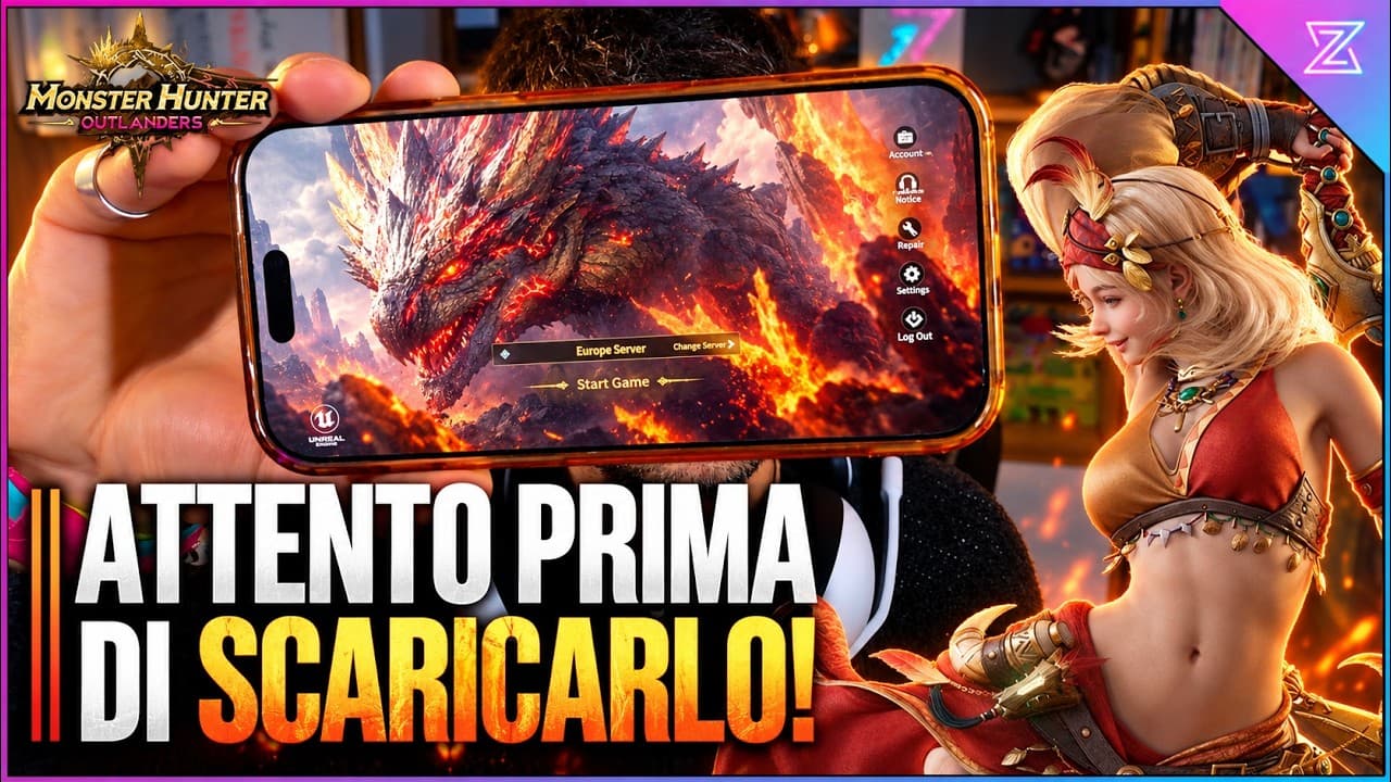 MONSTER HUNTER OUTLANDERS ⚠️ WATCH OUT before you download it (it's free, but...)