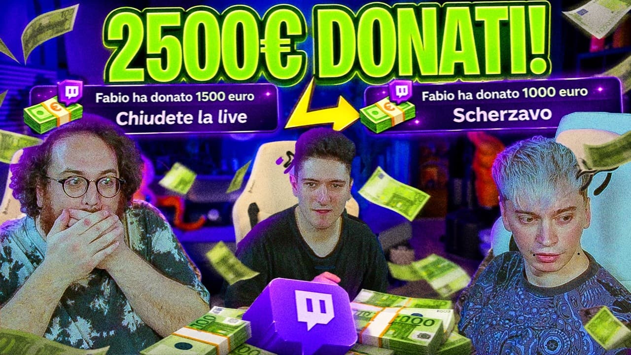 Un Fan Dona 2500 Euro per Bloccare una Diretta Streaming
