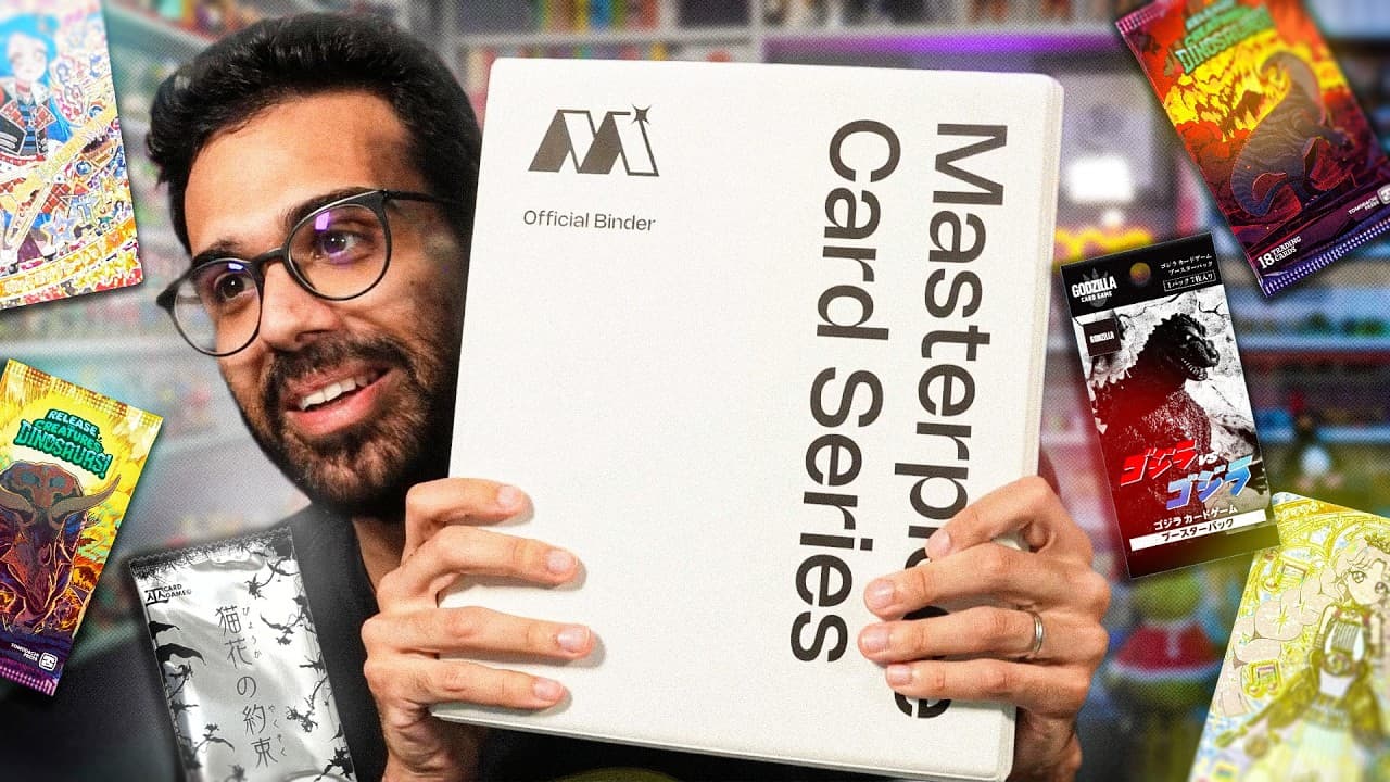 Dario Moccia apre pacchetti giapponesi e mostra il Binder Masterpiece in un box break