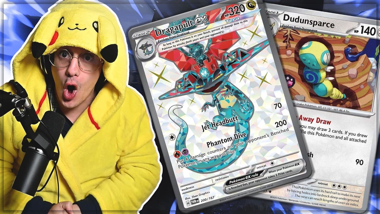 Rimonta Straordinaria nel Gioco di Carte Pokémon TCG Online con Dragapult e Dudunsparce