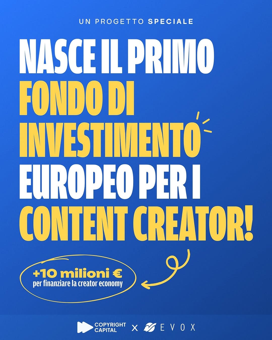 Oltre 10 MILIONI DI EURO per finanziare la creator economy con Copyright Capital! 🚀⭐️
Sei un creat Case Study: Oltre 10 MILIONI DI EURO per finanziare la creator...